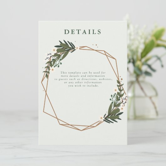 Blumenstrauß Einladung (Stehend Vorderseite)