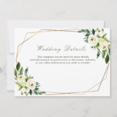 Blumenstrauß Einladung (Vorderseite)