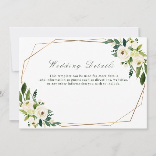 Blumenstrauß Einladung (Vorderseite)