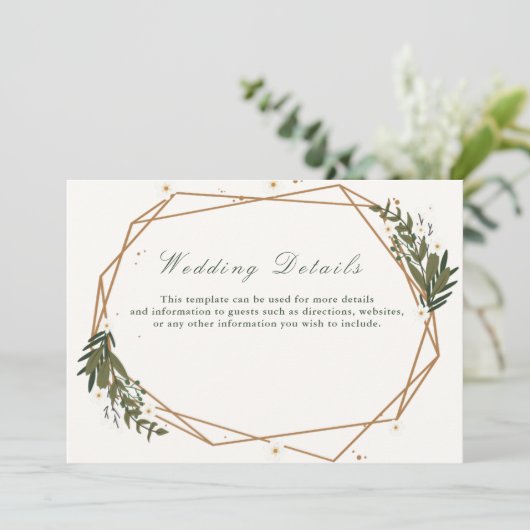 Blumenstrauß Einladung (Stehend Vorderseite)