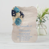 Blumenstrauß Einladung (Stehend Vorderseite)