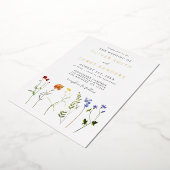 Blumenstrauß-Einladung Gay Pride Folieneinladung (Gedreht)