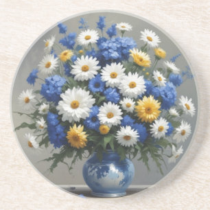 Blumenstrauß Elegante Aquarellmalerei Getränkeuntersetzer