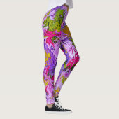 Blumenstrauß Farbdes abstrakten Kunst-mit Leggings (Rechts)