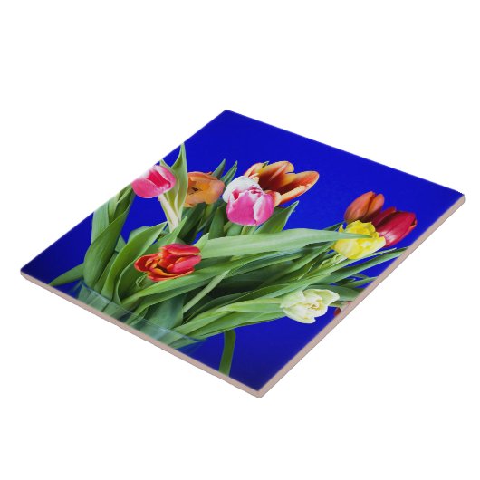 Blumenstrauß Fliese (Seite)