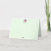 Blumenstrauss Folded Geeting Card Karte (Rückseite)