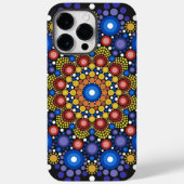 Blumenstrauß Fraktal Retro Mandala Case-Mate iPhone Hülle (Rückseite)