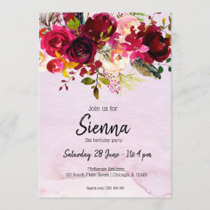 Blumenstrauß für alle Anlässe Einladung