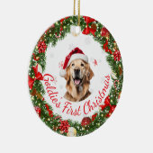 Blumenstrauß für Haustiere Keramik Ornament (Rechts)