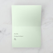 Blumenstrauss gefaltete Grußkarte Karte (Innenseite)