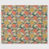 Blumenstrauß Geschenkpapier (Flach)