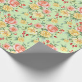 Blumenstrauß Geschenkpapier (Ecke)