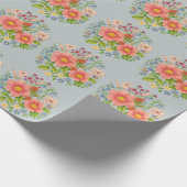 Blumenstrauß Geschenkpapier (Ecke)
