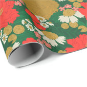 Blumenstrauß Geschenkpapier (Rolleneckpunkt)