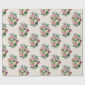 Blumenstrauß Geschenkpapier (Flach)
