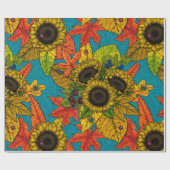 Blumenstrauß Geschenkpapier (Flach)