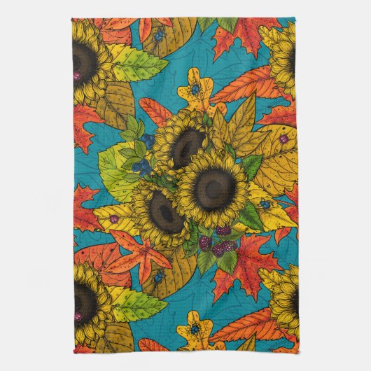 Blumenstrauß Geschirrtuch (Vertikal)