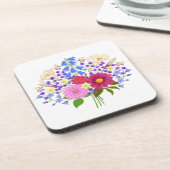 Blumenstrauss Getränkeuntersetzer (Linke Seite)