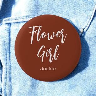 Blumenstrauß Girl Button
