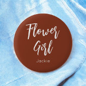 Blumenstrauß Girl Button