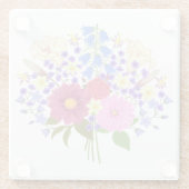 Blumenstrauss Glasuntersetzer (Rückseite)