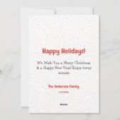 Blumenstrauß Goldmedaille Foto Weihnachten (Rückseite)