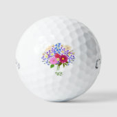 Blumenstrauss Golf Balls Golfball (Vorderseite)