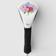 Blumenstrauß Golf-Schutzhaube