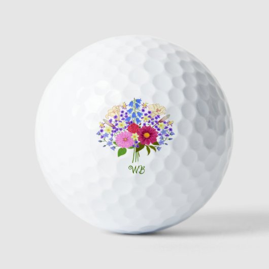 Blumenstrauß Golfbälle (Vorderseite)