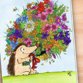 BLUMENSTRAUSS-Grußkarte durch Nicole Janes Karte