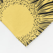 Blumenstrauß-Hängematte Fleecedecke (Ecke)