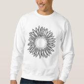 Blumenstrauß-Hängematte Sweatshirt (Vorderseite)