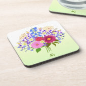 Blumenstrauss Hard Plastic Coasters Getränkeuntersetzer (Linke Seite)