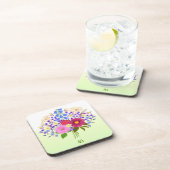 Blumenstrauss Hard Plastic Coasters Getränkeuntersetzer (Rechte Seite)