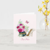 Blumenstrauß-Heelse Karte (Gelbe Blume)