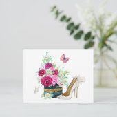 Blumenstrauß-Heelse Postkarte (Stehend Vorderseite)