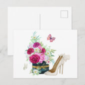 Blumenstrauß-Heelse Postkarte (Vorne/Hinten)