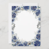 Blumenstrauß-Hochzeitsnacht Einladung (Rückseite)