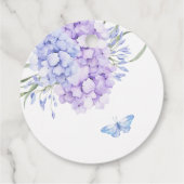 Blumenstrauß Hydrangea Geschenkanhänger (Rückseite)