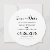 Blumenstrauß im Sommer Save the Date (Rückseite)