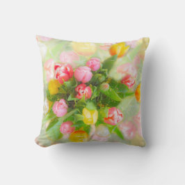 Blumenstrauß im Vintagen Look Kissen