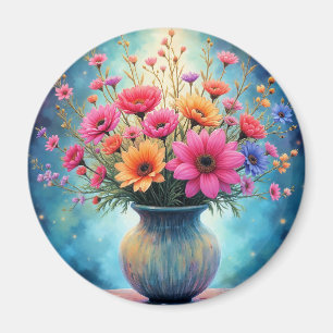 Blumenstrauß in bunten Farben Magnet