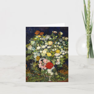 Blumenstrauß in einer Vase von Vincent Van Gogh Karte
