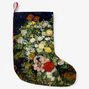 Blumenstrauß in einer Vase von Vincent Van Gogh Kleiner Weihnachtsstrumpf