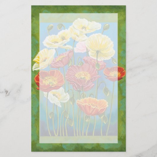 Blumenstrauß in Grenze I Briefpapier (Vorderseite)