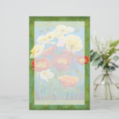 Blumenstrauß in Grenze I Briefpapier (Stehend Vorderseite)