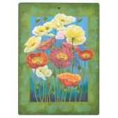 Blumenstrauß in Grenze I Klemmbrett (Rückseite)
