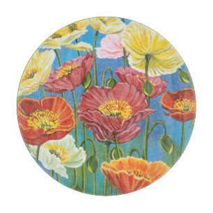 Blumenstrauß in Grenze I Schneidebrett