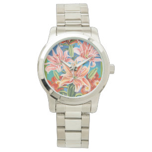 Blumenstrauß in Grenze II Armbanduhr