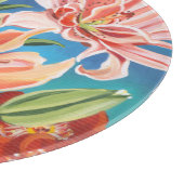 Blumenstrauß in Grenze II Schneidebrett (Ecke)